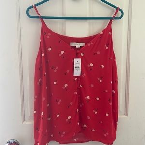 Loft Cherry Camisole